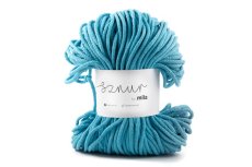 2809 bavlnena snura mila 3mm tyrkysova jasna p66