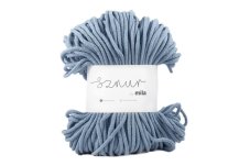 2665 bavlnena snura mila 3mm jeansova jasna p55