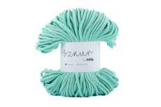 3142 bavlnena snura mila glitter 5mm matova perla pg108