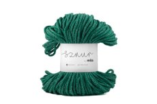 2566 bavlnena snura glitter 3mm zelena stribrna pg114