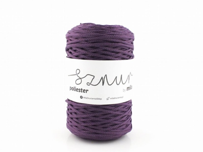 Polyesterová šňůra 3mm/200m - Bordová světlá