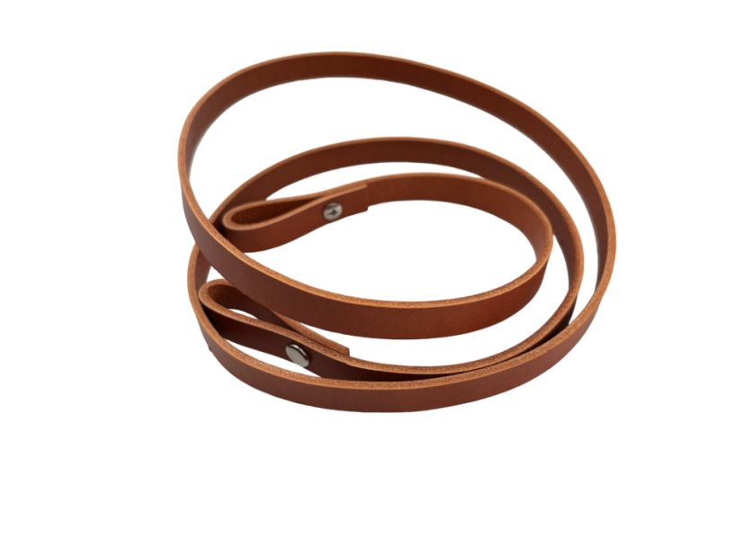 Kožený popruh Crossbody - Barva: Olivová, Délka: 110 cm, Šířka: 2cm