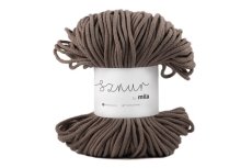 2998 bavlnena snura mila 5mm mokka p17