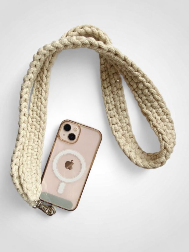 phone strap bezova svetla 3v1 3