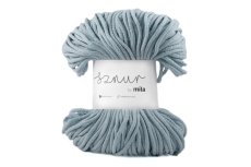 2716 bavlnena snura mila 3mm modra blankytna p58