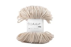 2635 bavlnena snura mila 3mm ecru prirodni p08