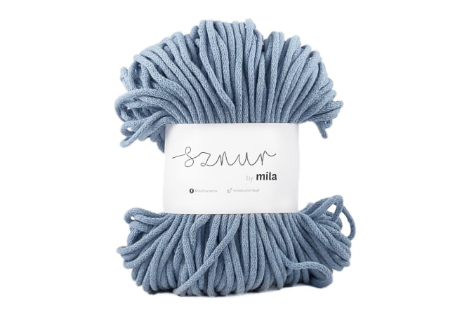 2929 bavlnena snura mila 5mm jeansova jasna p55