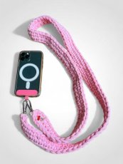Phone strap 3V1 baby pink