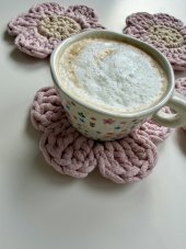 Podtácky - Kytičky růžové