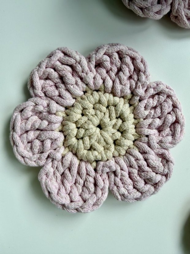 Podtácky - Kytičky růžové