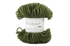 2848 bavlnena snura mila 5mm avokadova p45
