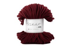 2614 bavlnena snura mila 3mm bordova p22