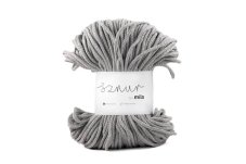 2788 bavlnena snura mila 3mm seda melange pm107