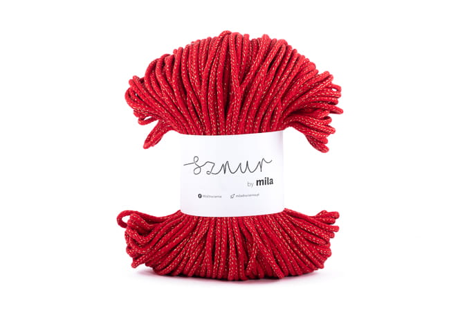 3130 bavlnena snura mila glitter 5mm cervena zlata pg113 3130 bavlnena snura mila glitter 5mm cervena zlata pg113