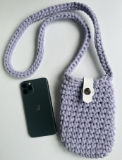 Kapsička na mobil - Levandulová