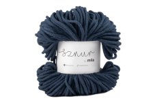 2662 bavlnena snura mila 3mm jeansova p54