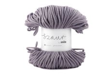 2947 bavlnena snura mila 5mm levandulova melange pm103