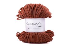 2974 bavlnena snura mila 5mm medena p37