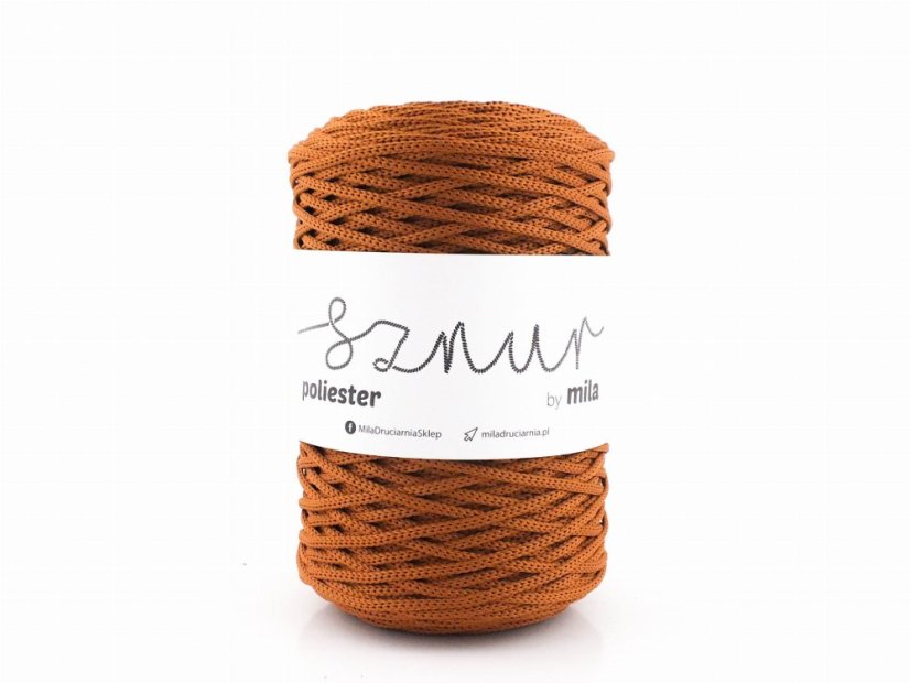 Polyesterová šňůra 3mm/200m - Hořčicová/POLI103
