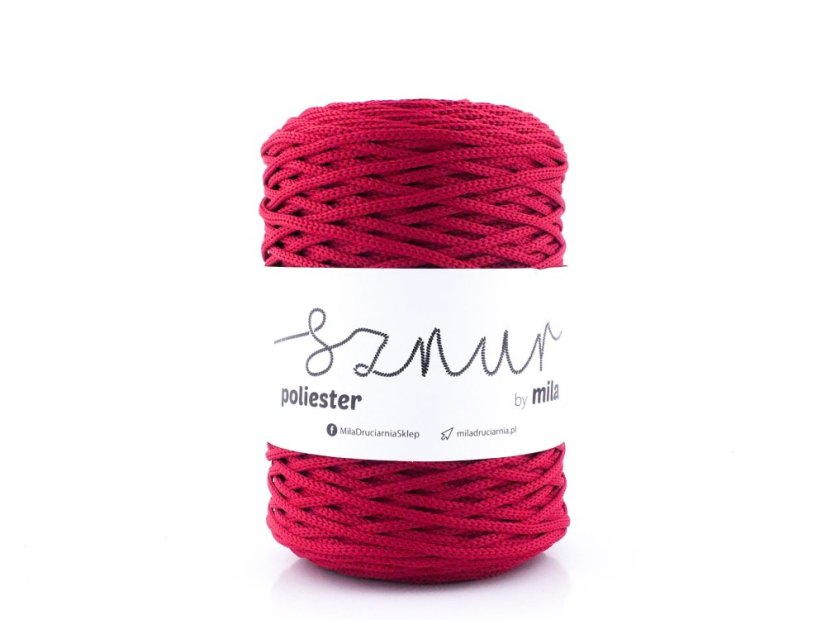 Polyesterová šňůra 3mm/200m - Malinová