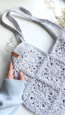 Granny bag Daisy Silver