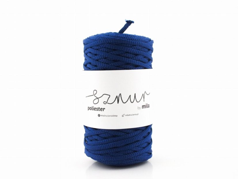 Polyesterová šňůra 5mm/100m - Modrá tmavá Polyesterová šňůra 5mm/100m - Modrá tmavá