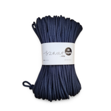 Bavlněná šňůra na šití 6mm/50m - GRANÁTOVÁ/P53