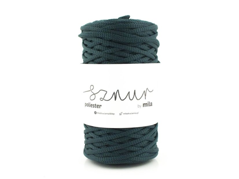 Polyesterová šňůra 5mm/100m - Zelená lahvová