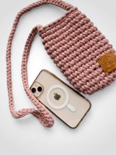 taštička na mobil pudrová 2