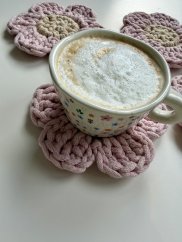 Podtácky - Kytičky růžové