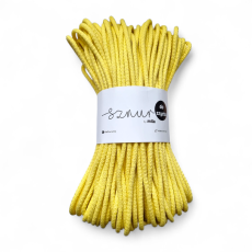 Bavlněná šňůra na šití 6mm/5Om - ŽLUTÁ JASNÁ/P41