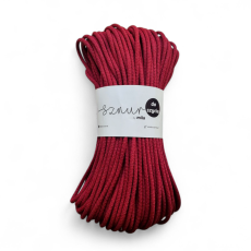 Bavlněná šňůra na šití 6mm/50m - BORDO/P22