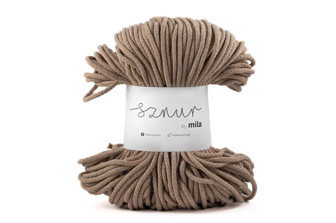 2620 bavlnena snura mila 3mm cappuccino p16