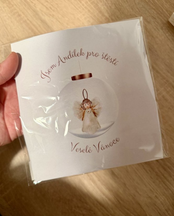 Vánoční Andílek pro štěstí - velký