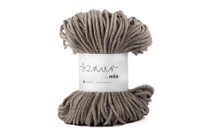 2605 bavlnena snura mila 3mm bezovokremova melange pm101