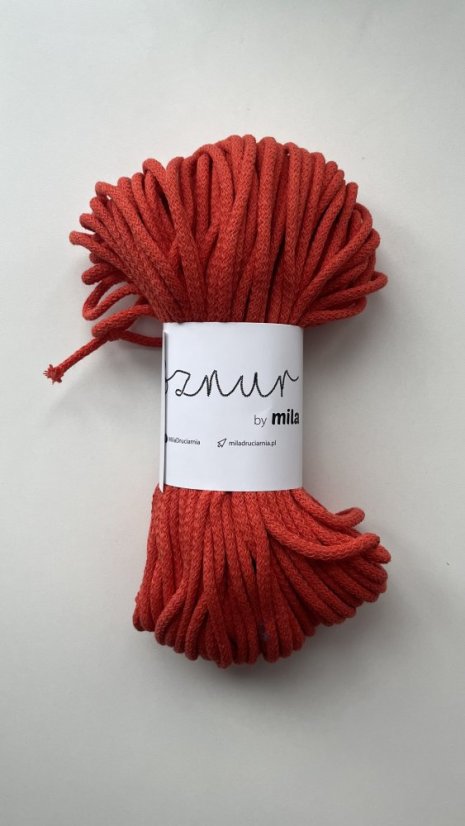 Šňůra MILA 5mm / 50m - Dýňová Šňůra MILA 5mm / 50m - Dýňová