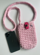 Kapsička na mobil - Růžová