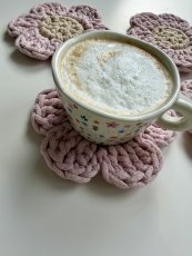 Podtácky - Kytičky růžové