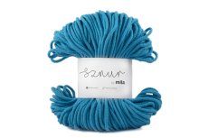 3079 bavlnena snura mila 5mm tyrkysova p65