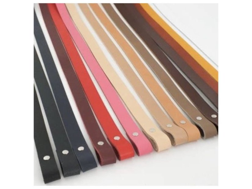 Kožený popruh Crossbody - Barva: Olivová, Délka: 110 cm, Šířka: 2cm