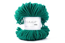 3046 bavlnena snura mila 5mm smaragdova p63