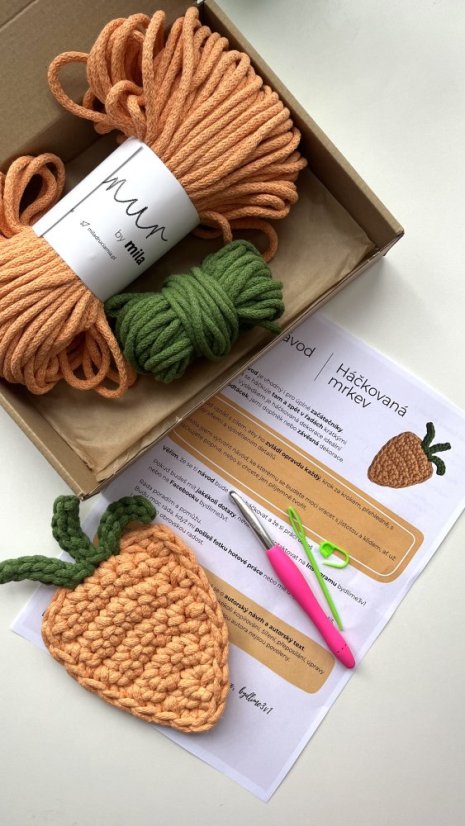 Háčkovací box - Mrkev