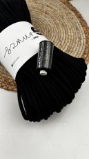 Bavlněná šňůra na šití 6mm/50m - ČERNÁ/P07