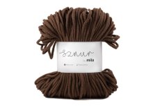 2650 bavlnena snura mila 3mm hneda p19