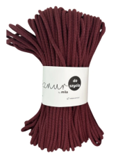 Bavlněná šňůra na šití 6mm/50m - BURGUND/P21